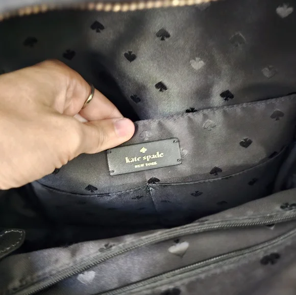 Kate Spade Chelsea Nylon Medium Backpack Black - Picture 5 of 11